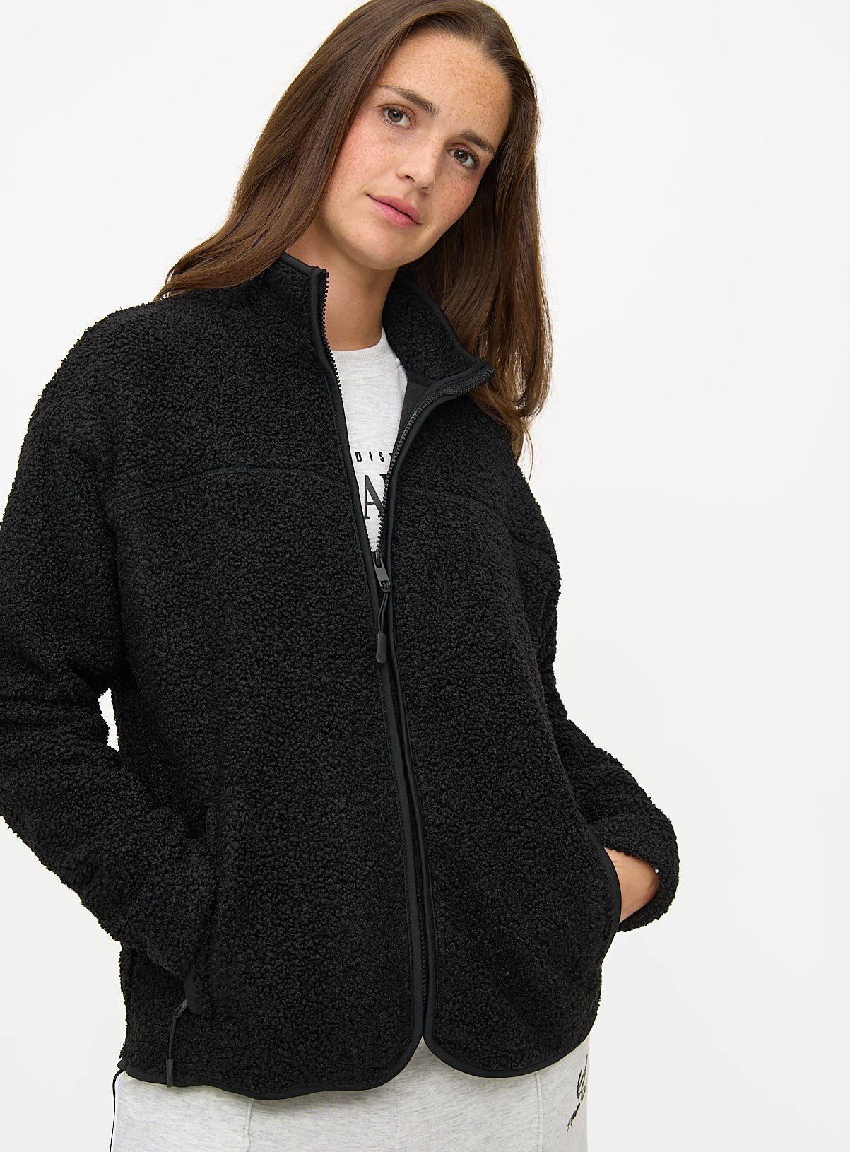 Borg Fleece Zip-Through Jacket 
