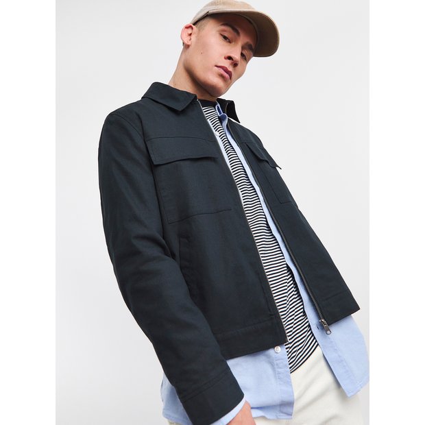 Buy JACAMO Linen Blend Jacket 1XL Coats and jackets Tu
