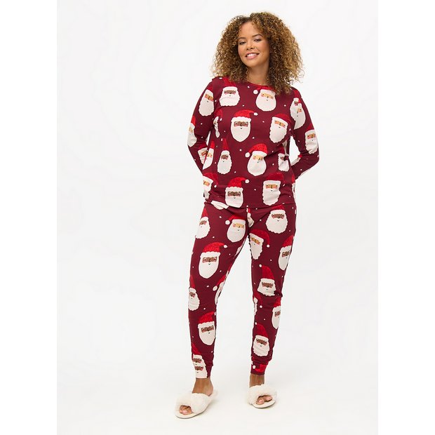 Buy Matching Family Women s Christmas Santa Printed Pyjamas 12 14 Pyjamas Tu