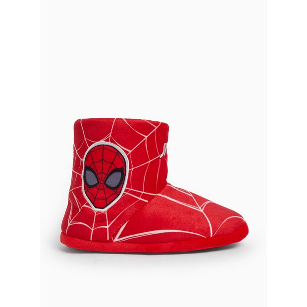 Buy Marvel Spider Man Red Slipper Booties 10 11 Infant Slippers Argos