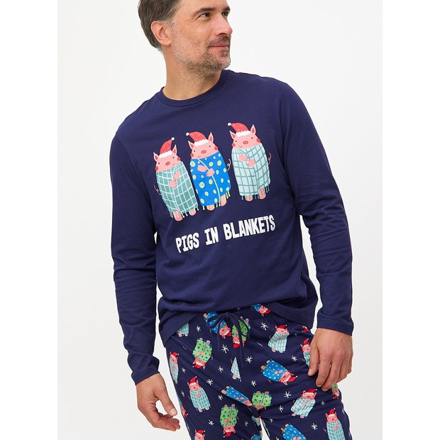 Buy Matching Family Men s Christmas Pigs In Blankets Printed Pyjamas L Pyjamas Tu