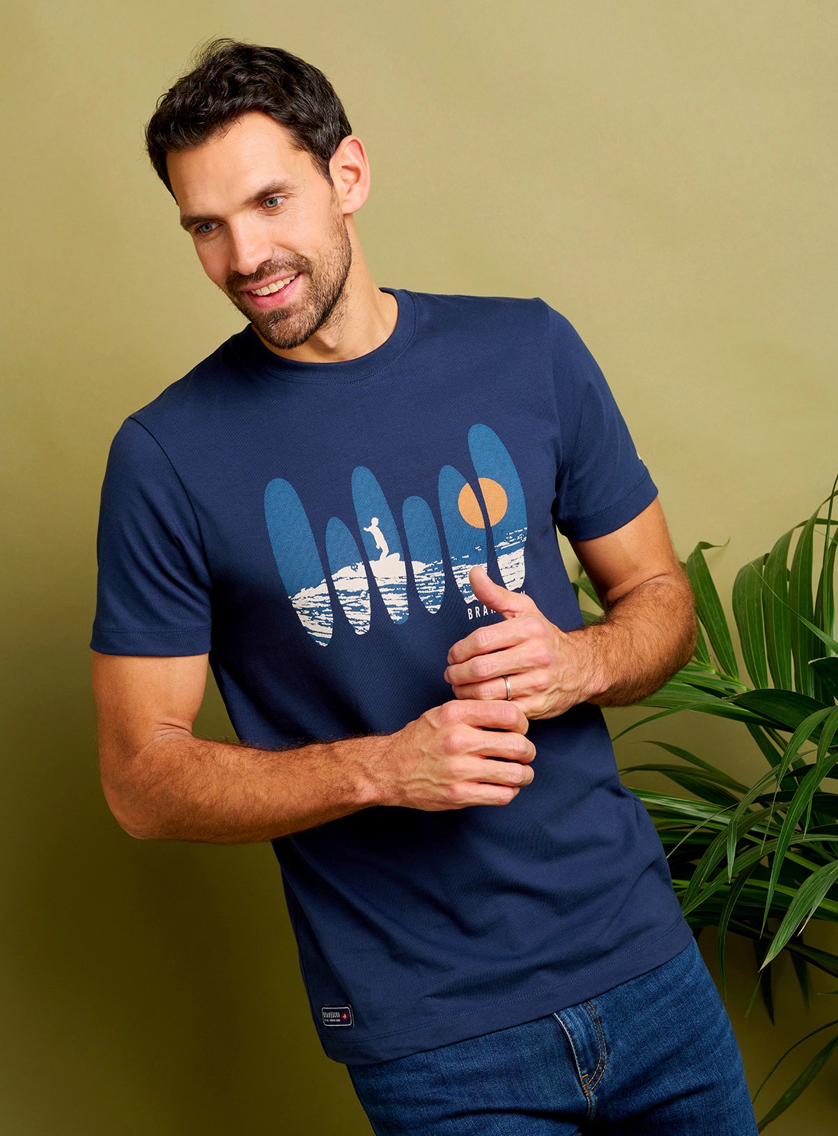 BRAKEBURN Half Tone Surf Tee 