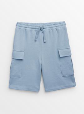 Blue Cargo Shorts  