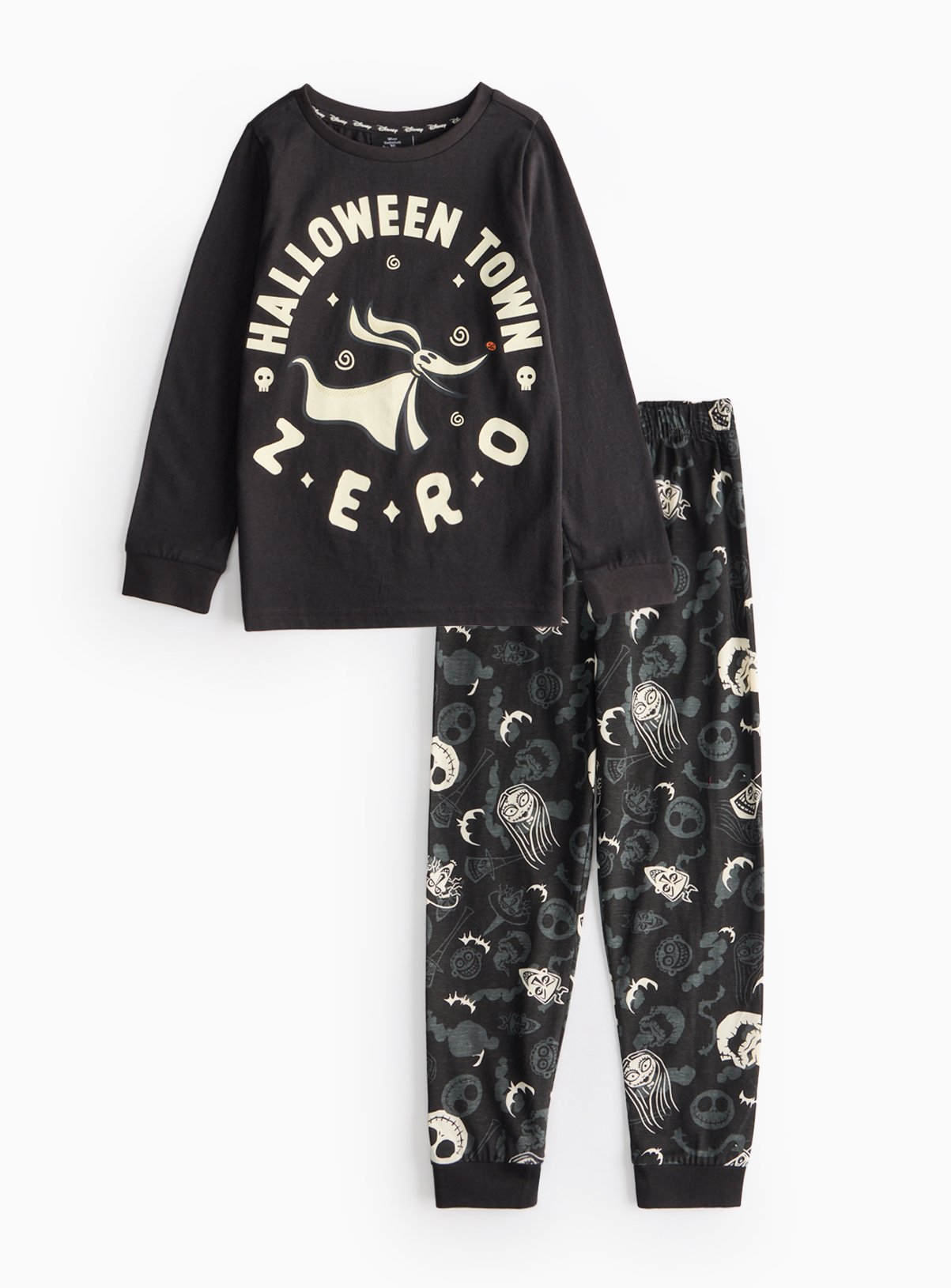 Matching Family Kids' Halloween Disney The Nightmare Before Christmas Zero Pyjamas