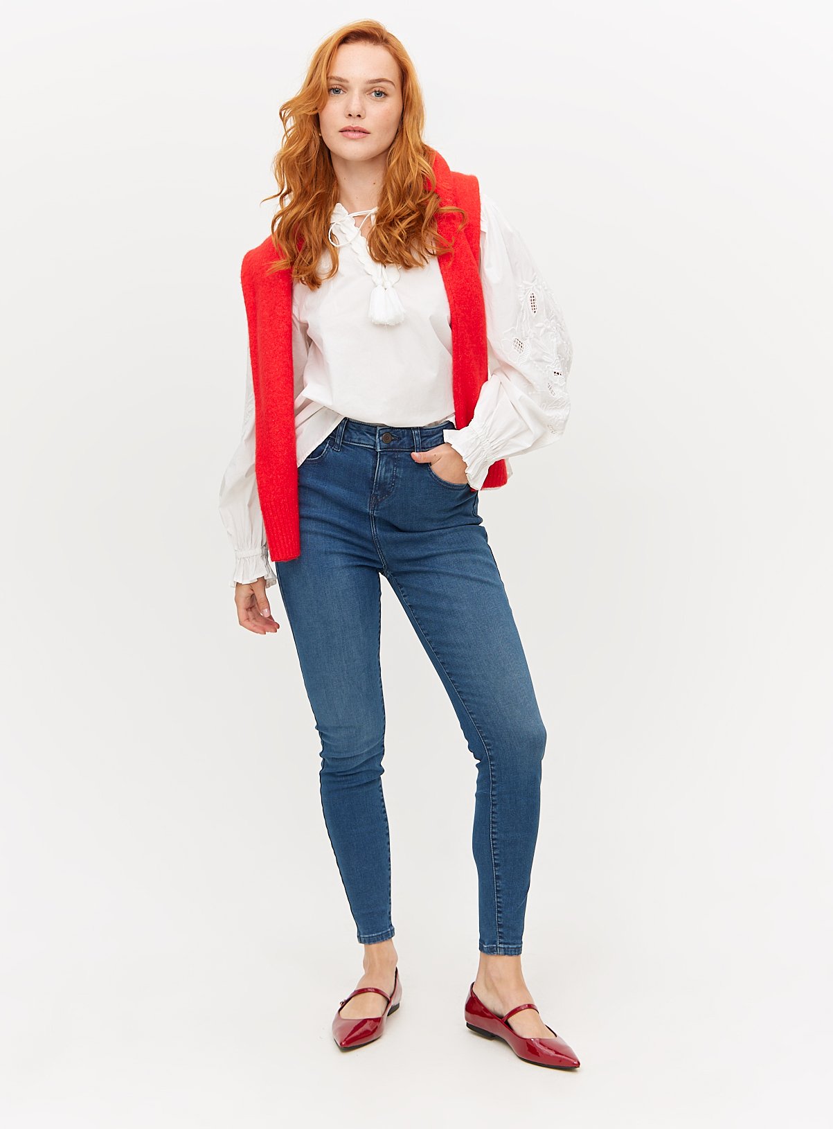 Shape High Waisted Skinny Jeans 