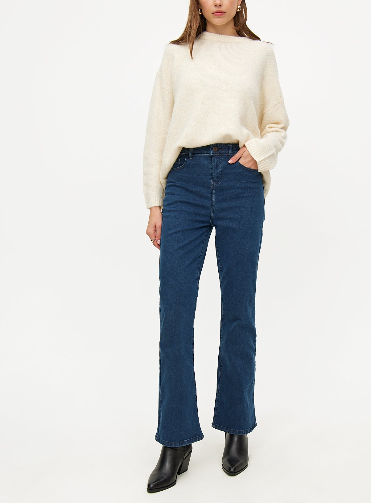 Lift & Shape High Waisted Flared Jeans 