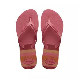 HAVAIANAS Elegance Print Flip Flops Pink