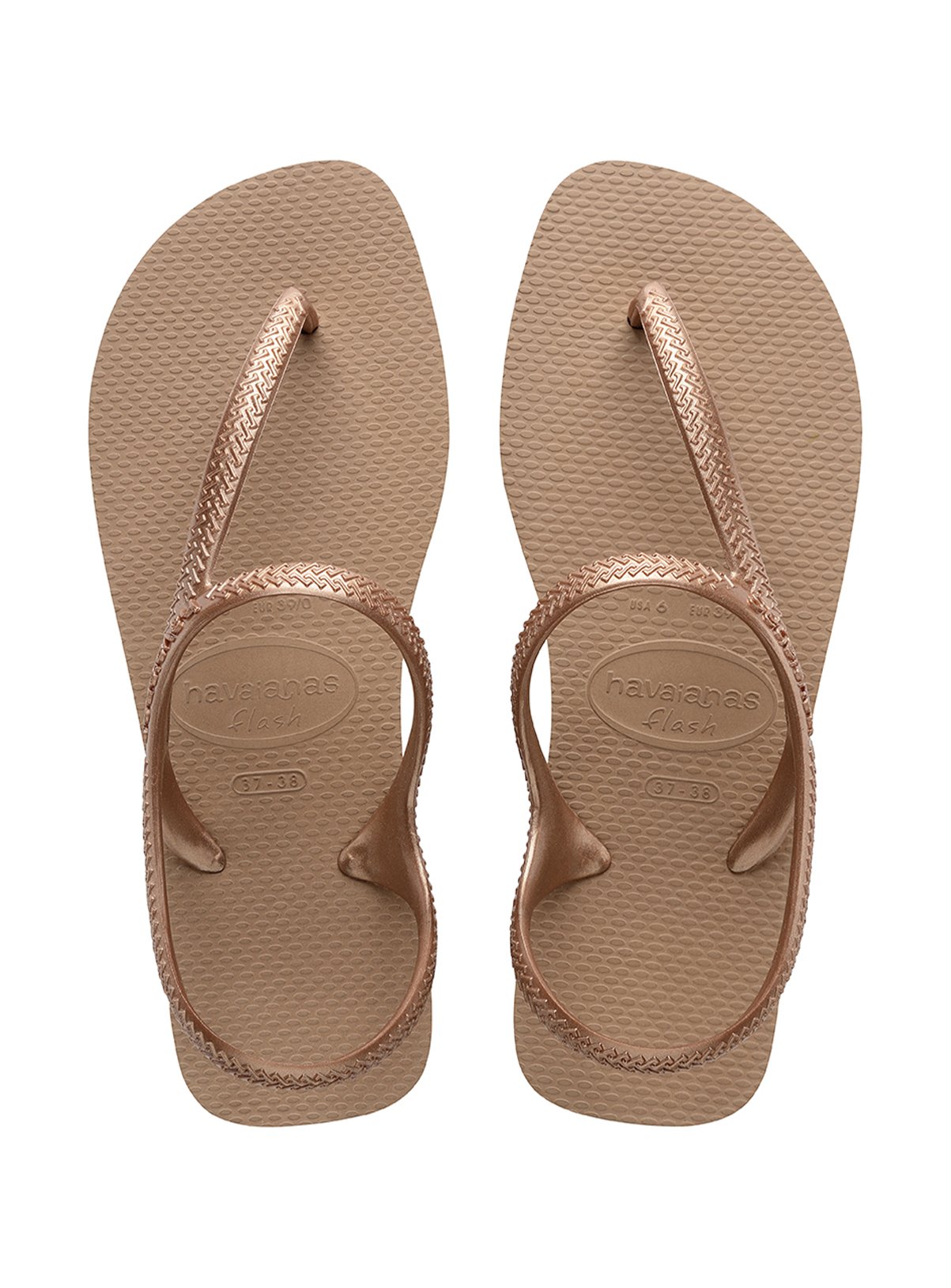  HAVAIANAS Flash Urban Sandals Rose Gold 