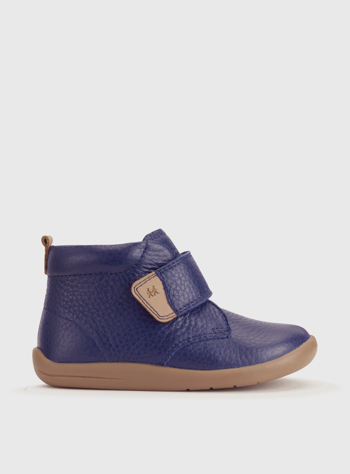 START-RITE Totter French Navy Leather Rip Tape Boots 