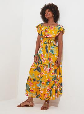 JOE BROWNS Tropical Bardot Maxi Dress 