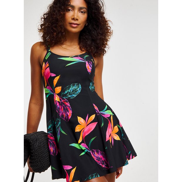 Buy SIMPLY BE Magisculpt Flatter Me Floral Print Swimdress 10 Swimsuits Tu