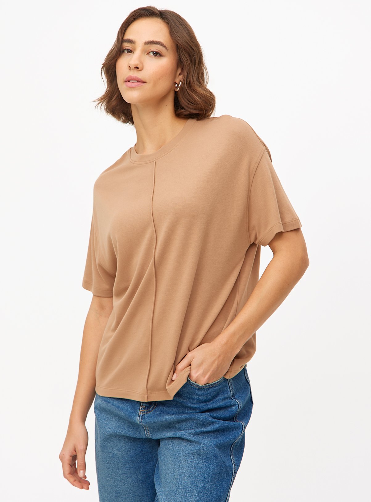 Ponte Short Sleeve Top 