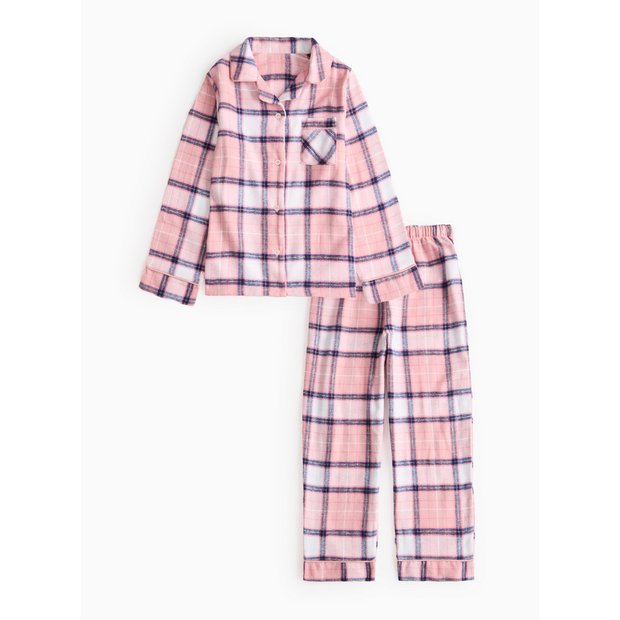 Pink checked pyjamas hotsell