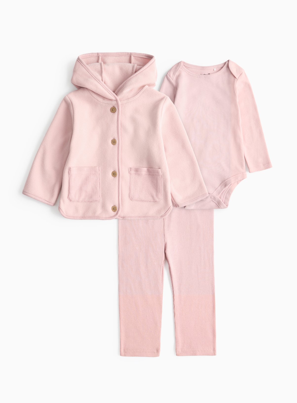 Pink Jacket & Leggings 3 Piece Set 