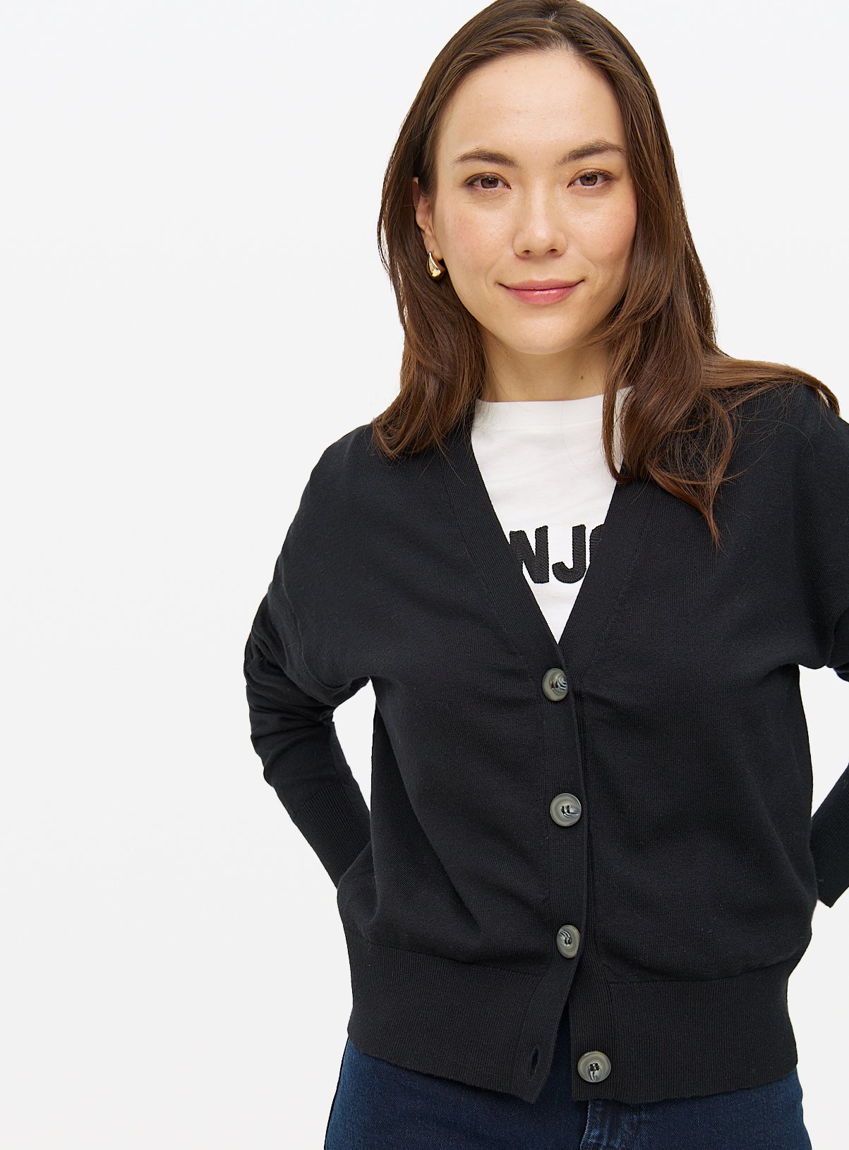 Soft Touch V Neck Cardigan 