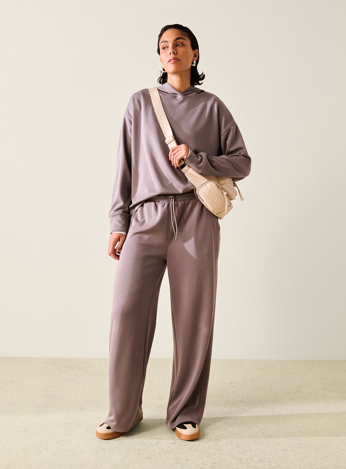 Charcoal Washed Relaxed Overhead Hoodie  