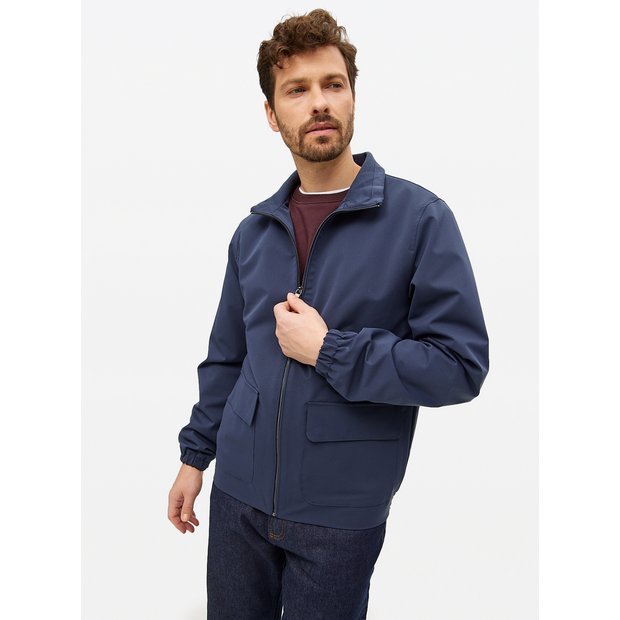 Buy Navy Classic Harrington Jacket L | Coats and jackets | Tu