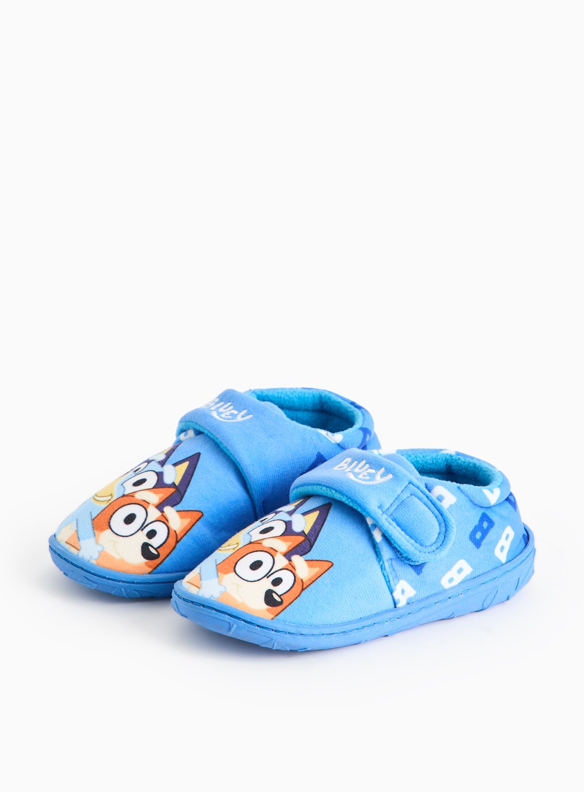 Bluey Blue Character Cupsole Slippers 