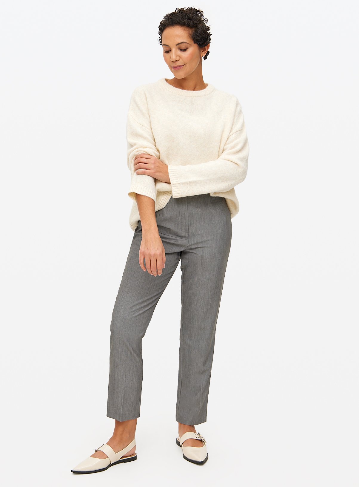 Slim Fit Tailored Trousers  