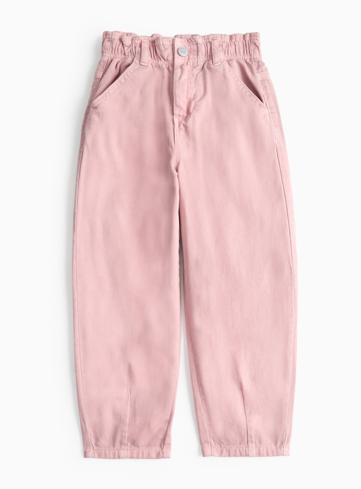 Pink Denim Barrel Leg Jeans 9 years