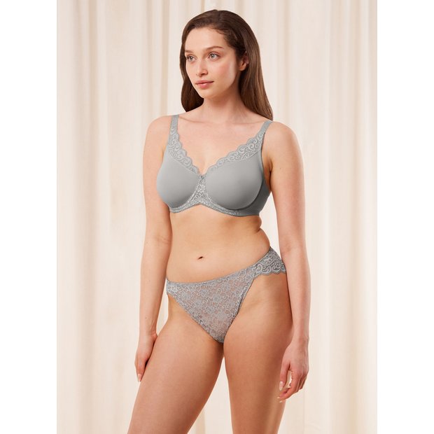 Buy TRIUMPH Amourette W01 Silent Grey 38D | Bras | Argos