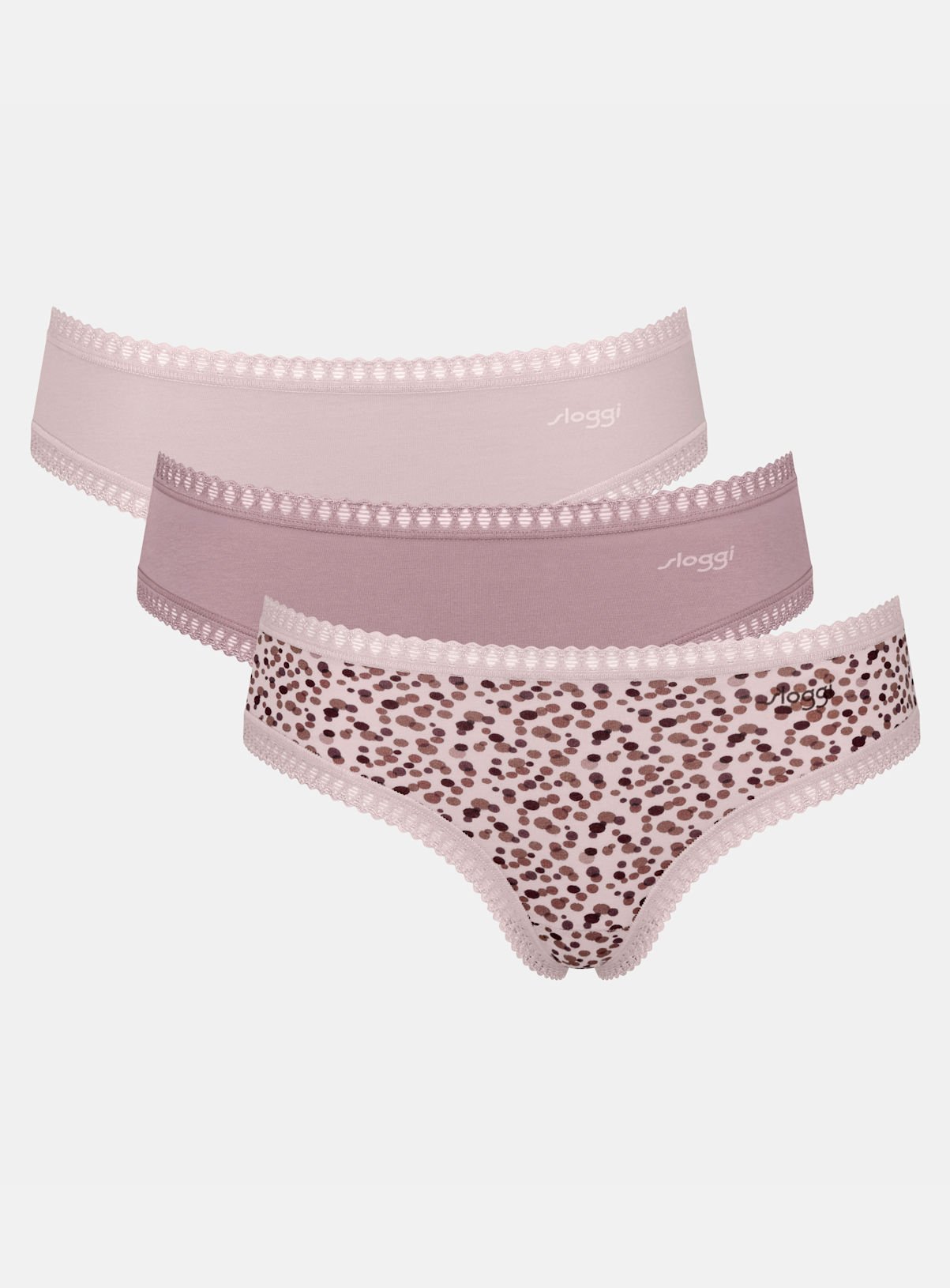 SLOGGI GO Crush Hipster Knickers 3 Pack