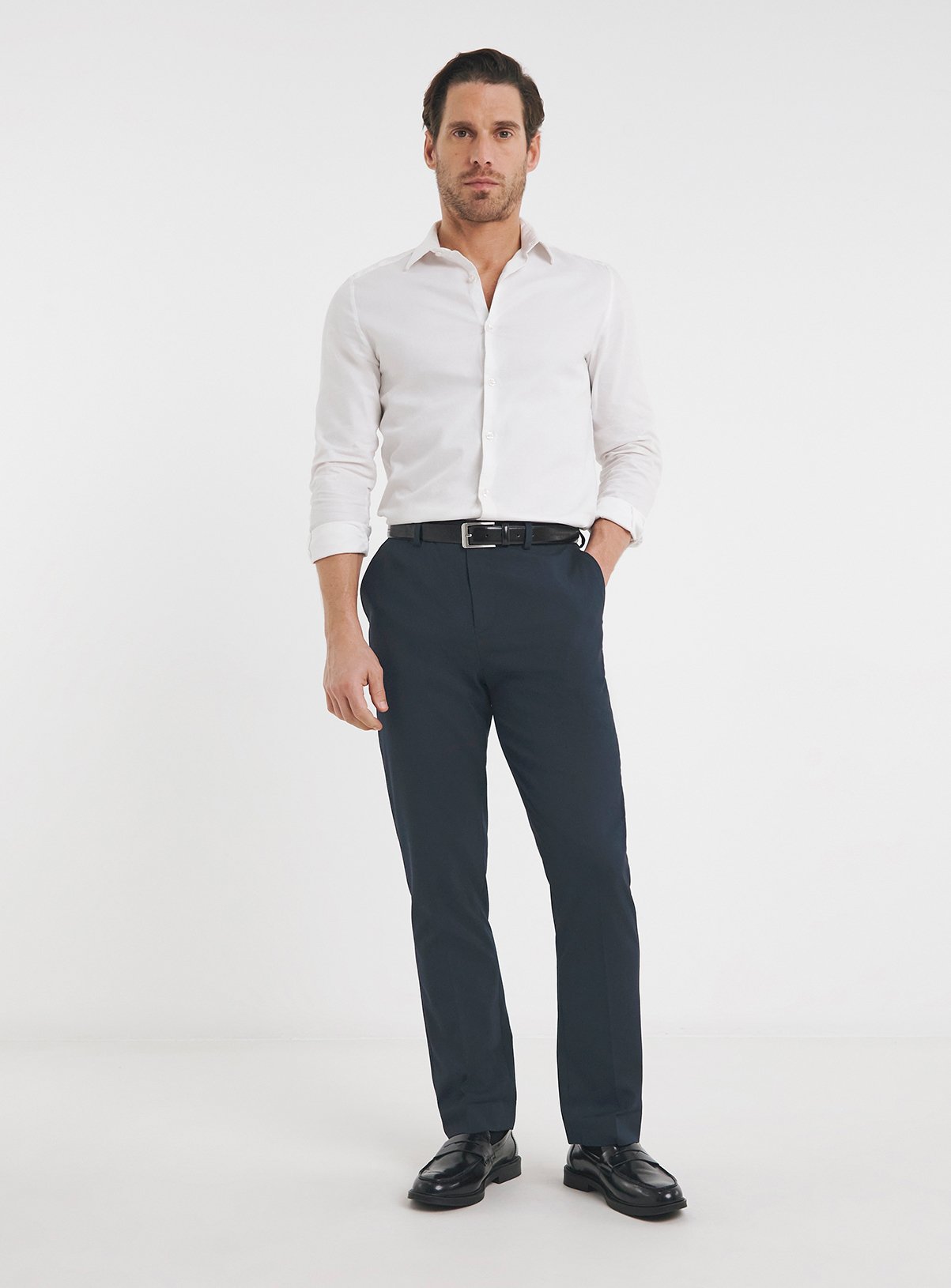 JACAMO Regular Fit Stretch Formal Trouser 