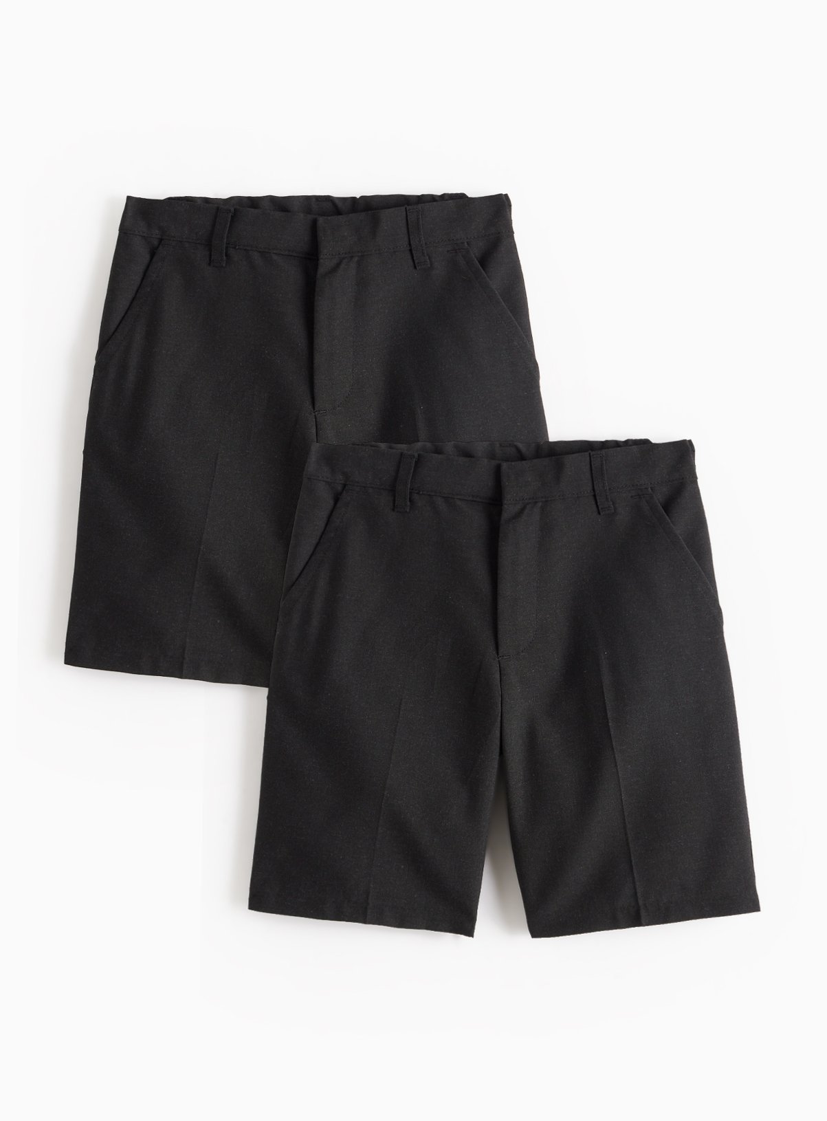 Charcoal Classic School Shorts 2 Pack 14 years