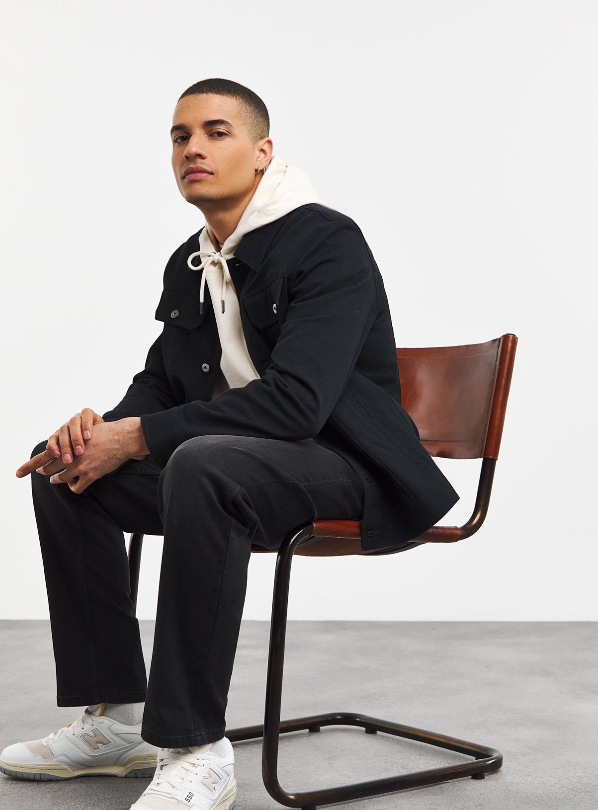 JACAMO Straight Fit Stretch Jean Black 