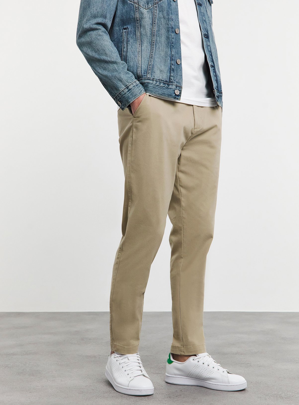 JACAMO Slim Stretch Chino Stone 38R