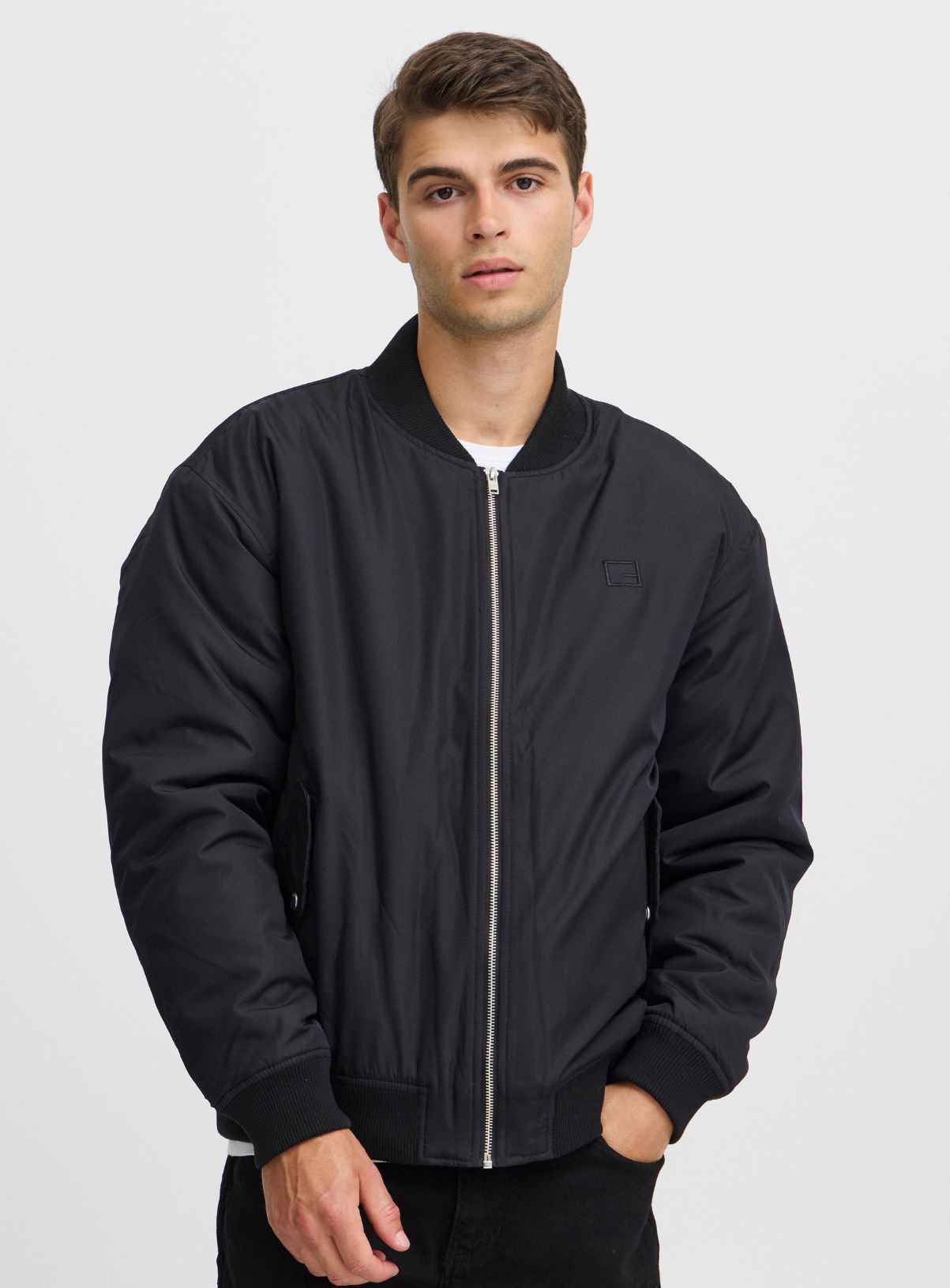 CASUAL FRIDAY CFCOTES Black Bomber Jacket 