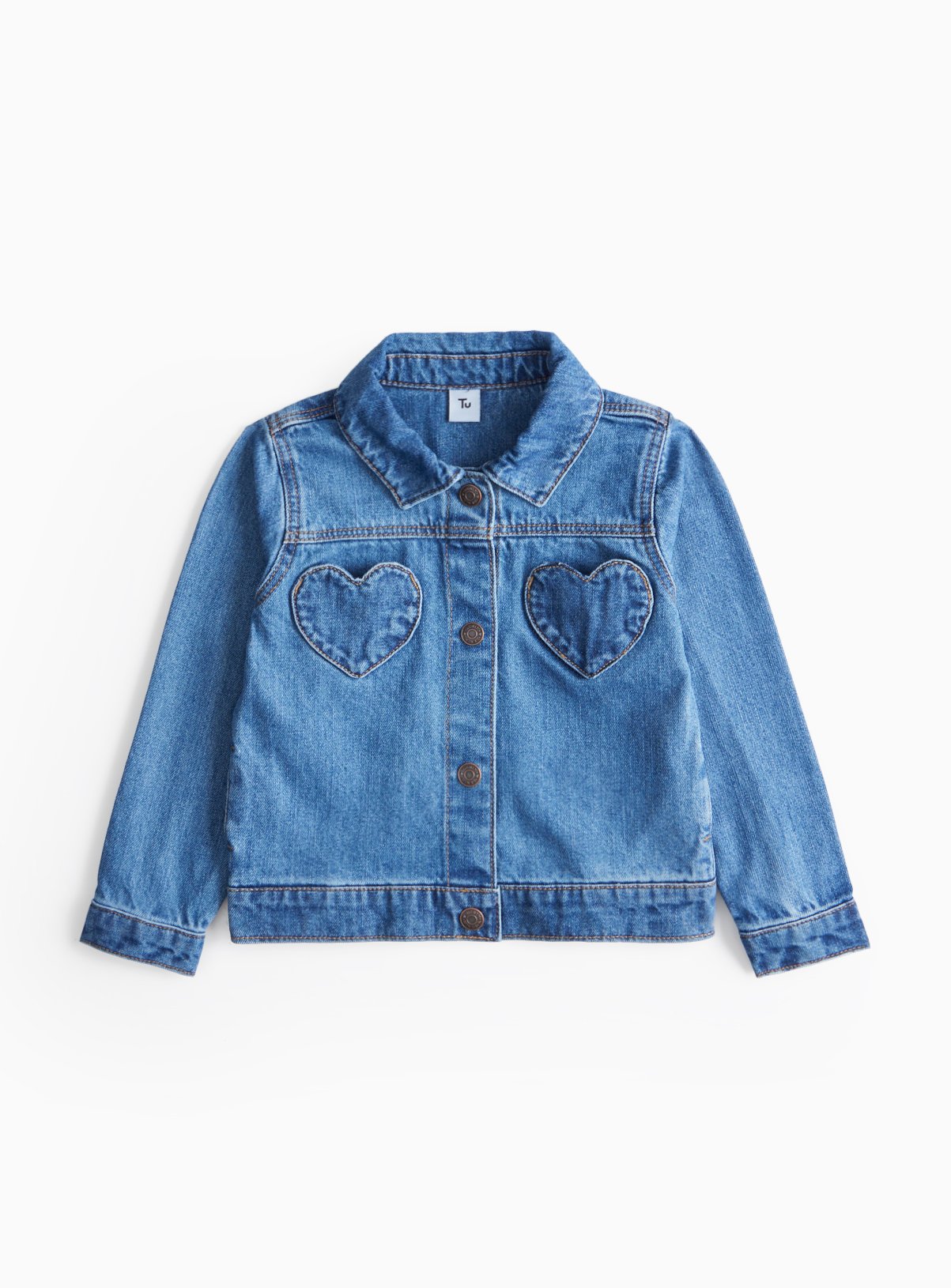 Heart Pocket Denim Jacket