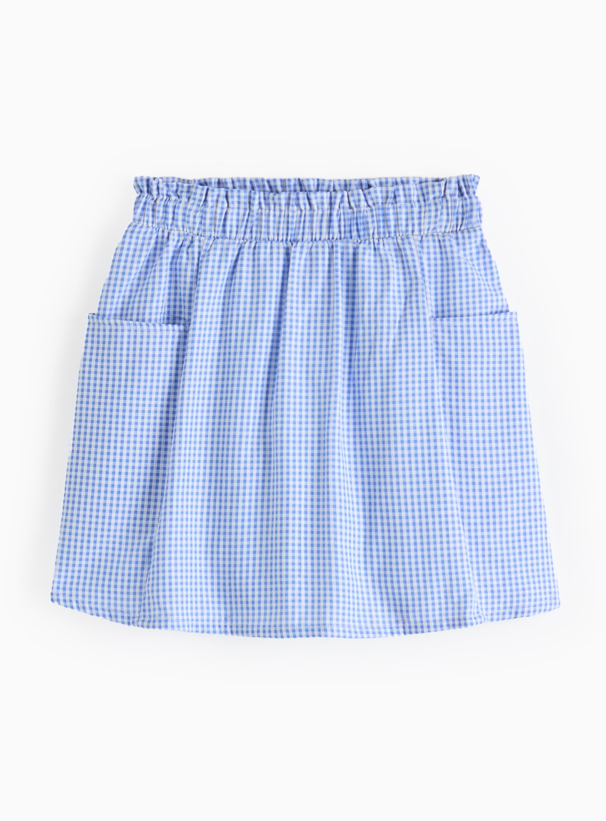 2-in-1 Blue Gingham Print Skort 10 years