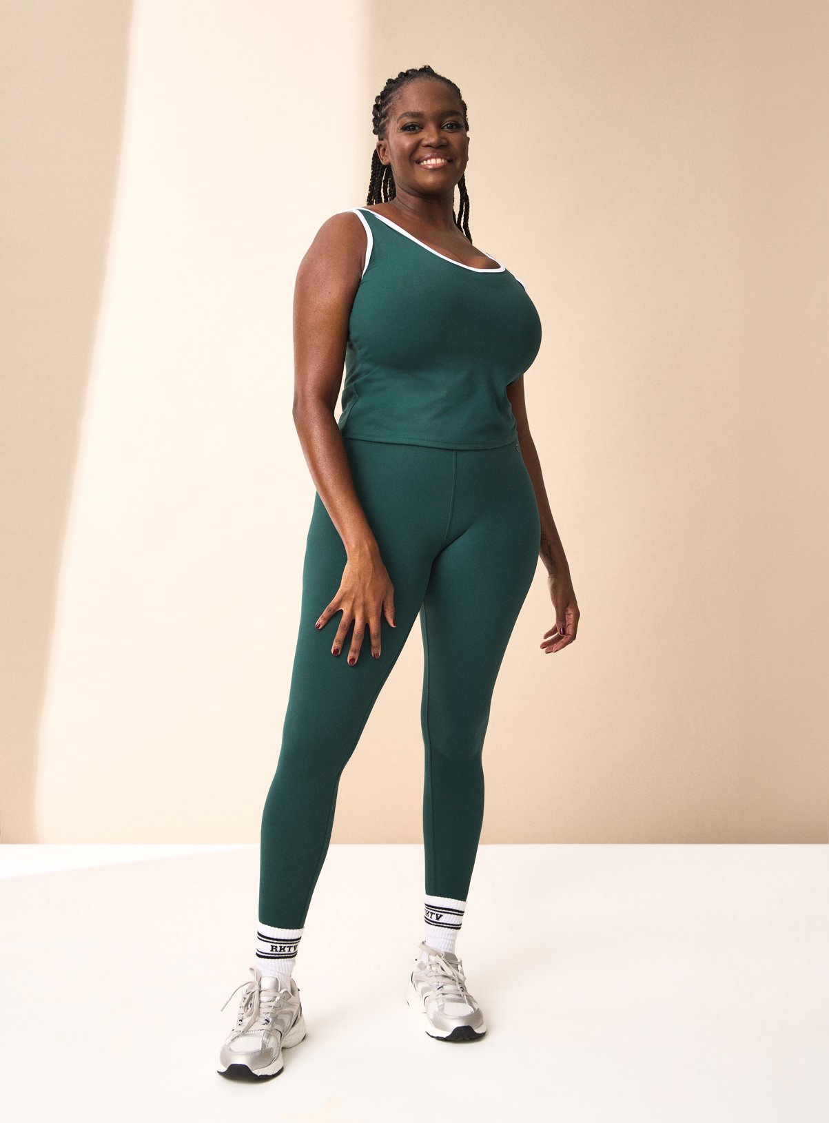 REAKTIV Soft Touch Yoga Wrap Waist Co-ord Legging 