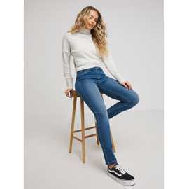 SIMPLY BE Slim Pull On Jegging Mid Wash