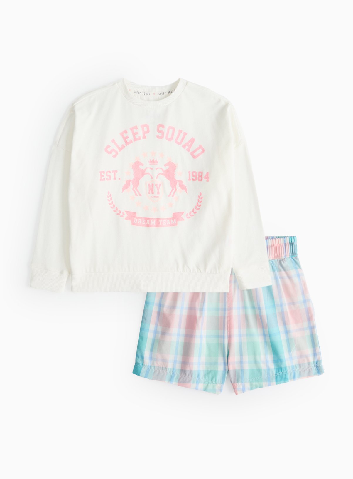 Sleep Squad Slogan Pyjama Set  