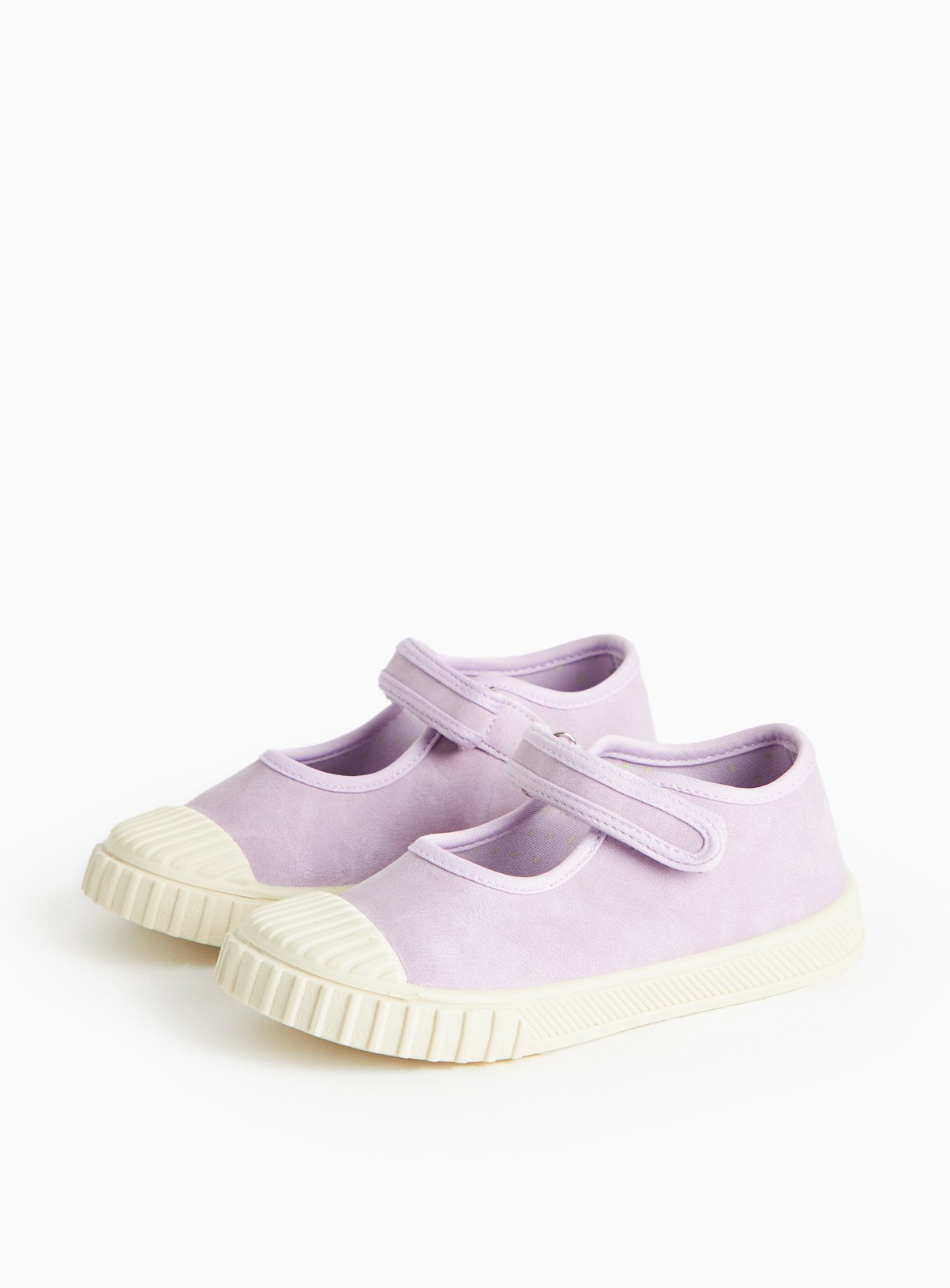Lilac Chunky Sole Mary-Jane Shoes 