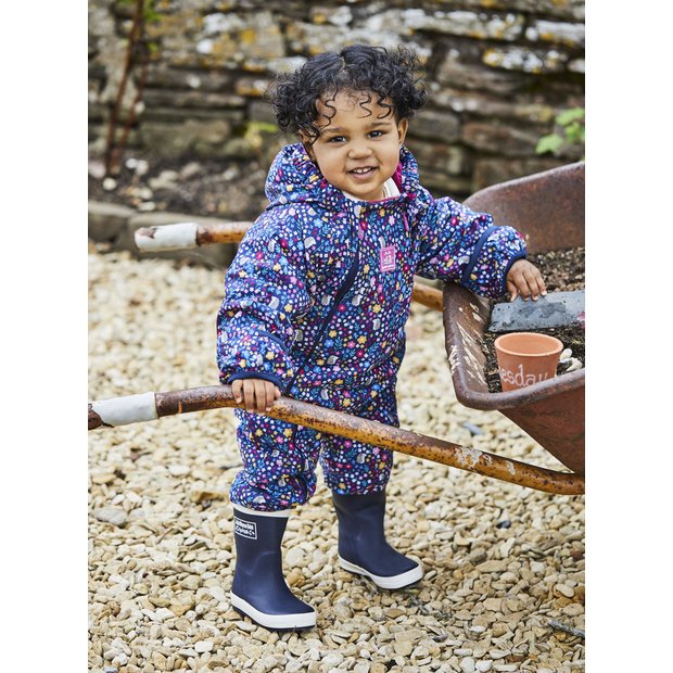 Buy JOJO MAMAN BEBE Woodland Waterproof Fleece Lined All In One 12 18 months Coats and jackets Tu