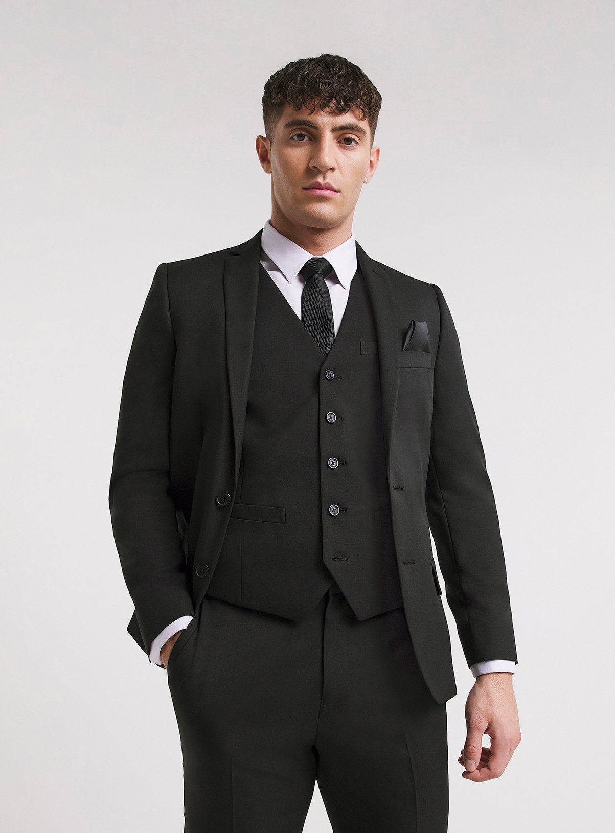 JACAMO James Suit Jacket Black 