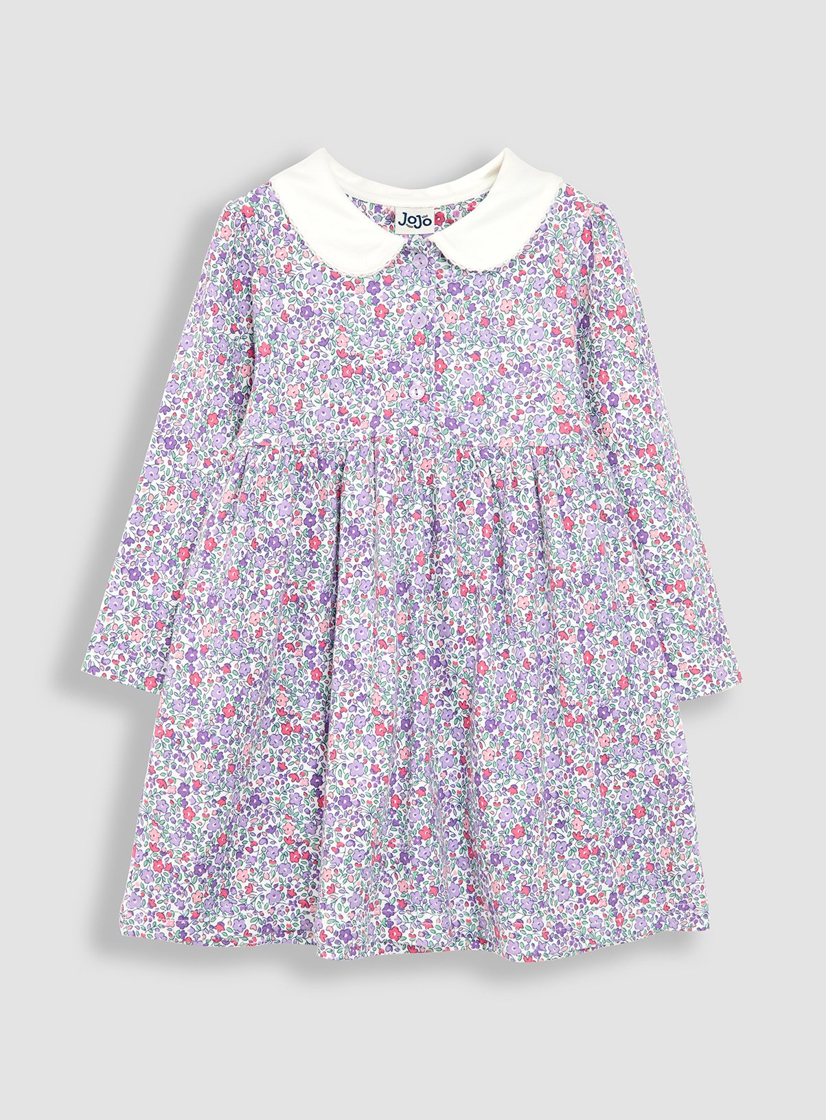 JOJO MAMAN BÉBÉ Ditsy Floral Peter Pan Dress 