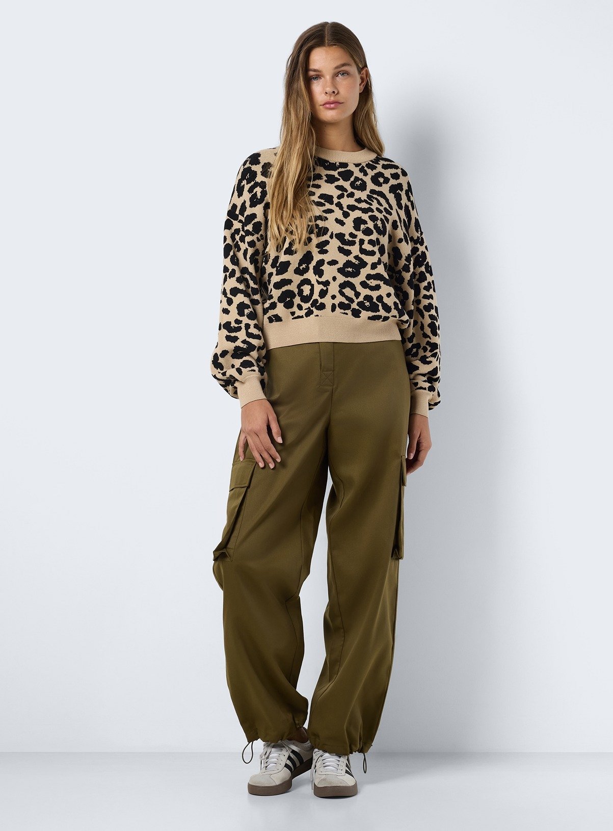 NOISY MAY O-Neck Printed Knit 