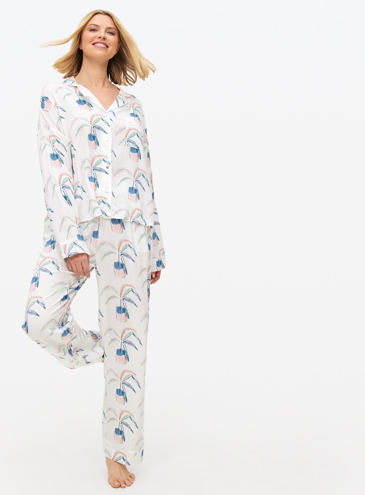 Tu X Scion Crassula Printed Traditional Pyjamas 
