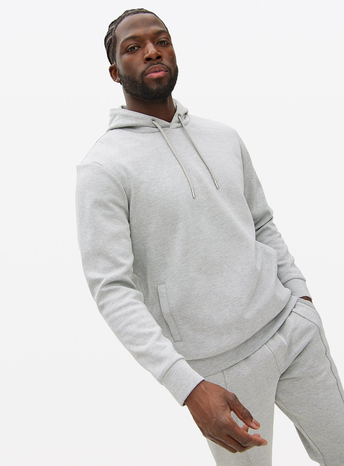 Grey Overhead Hoodie  