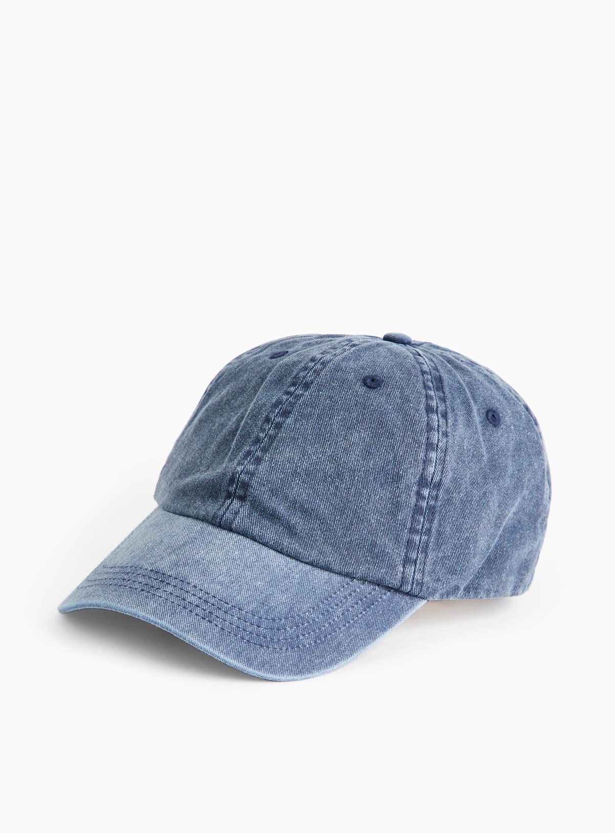 Blue Washed Denim Cap One Size