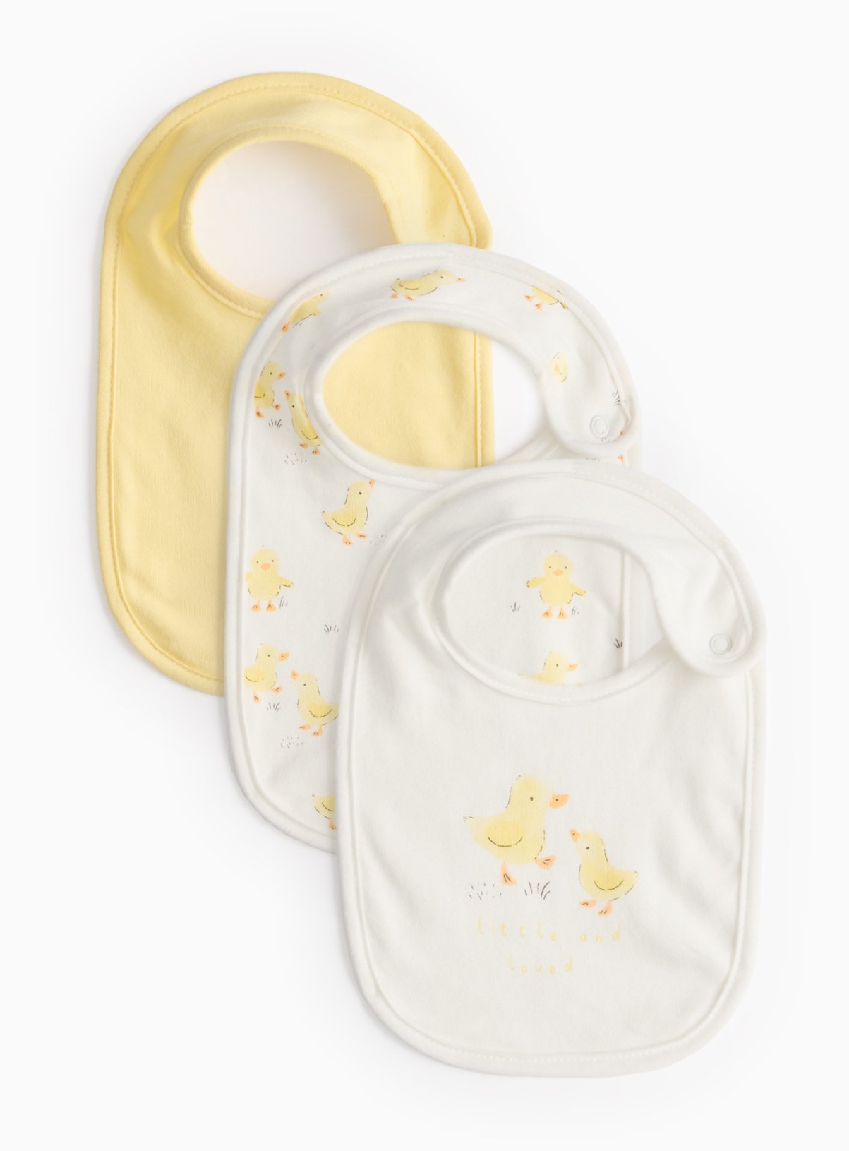Easter Chick Printed Bibs 3 Pack One Size