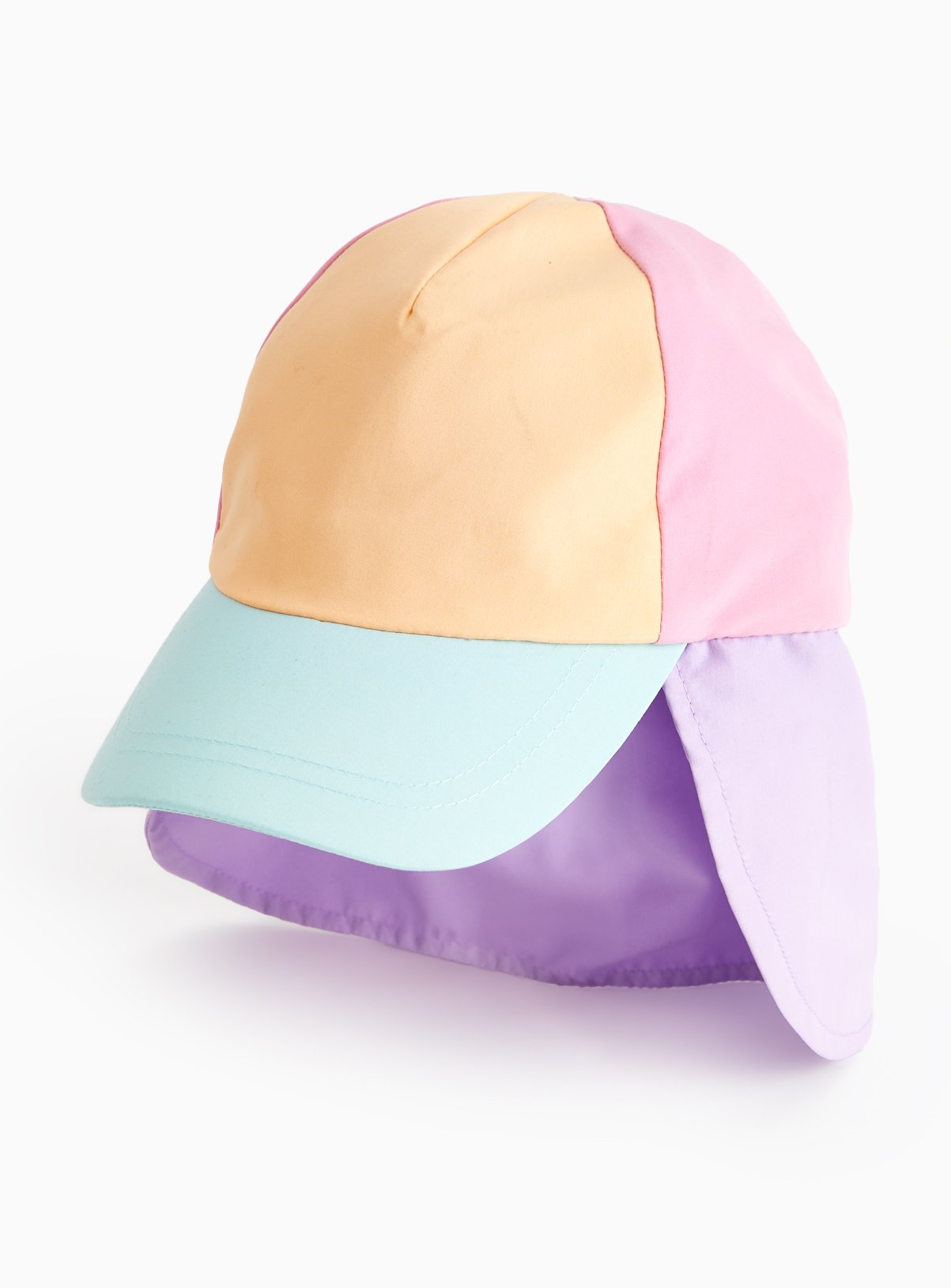 Pastel Colour Block Keppi Hat 