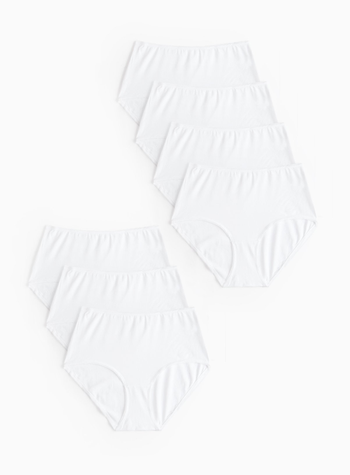 White Full Knickers 7 Pack 16