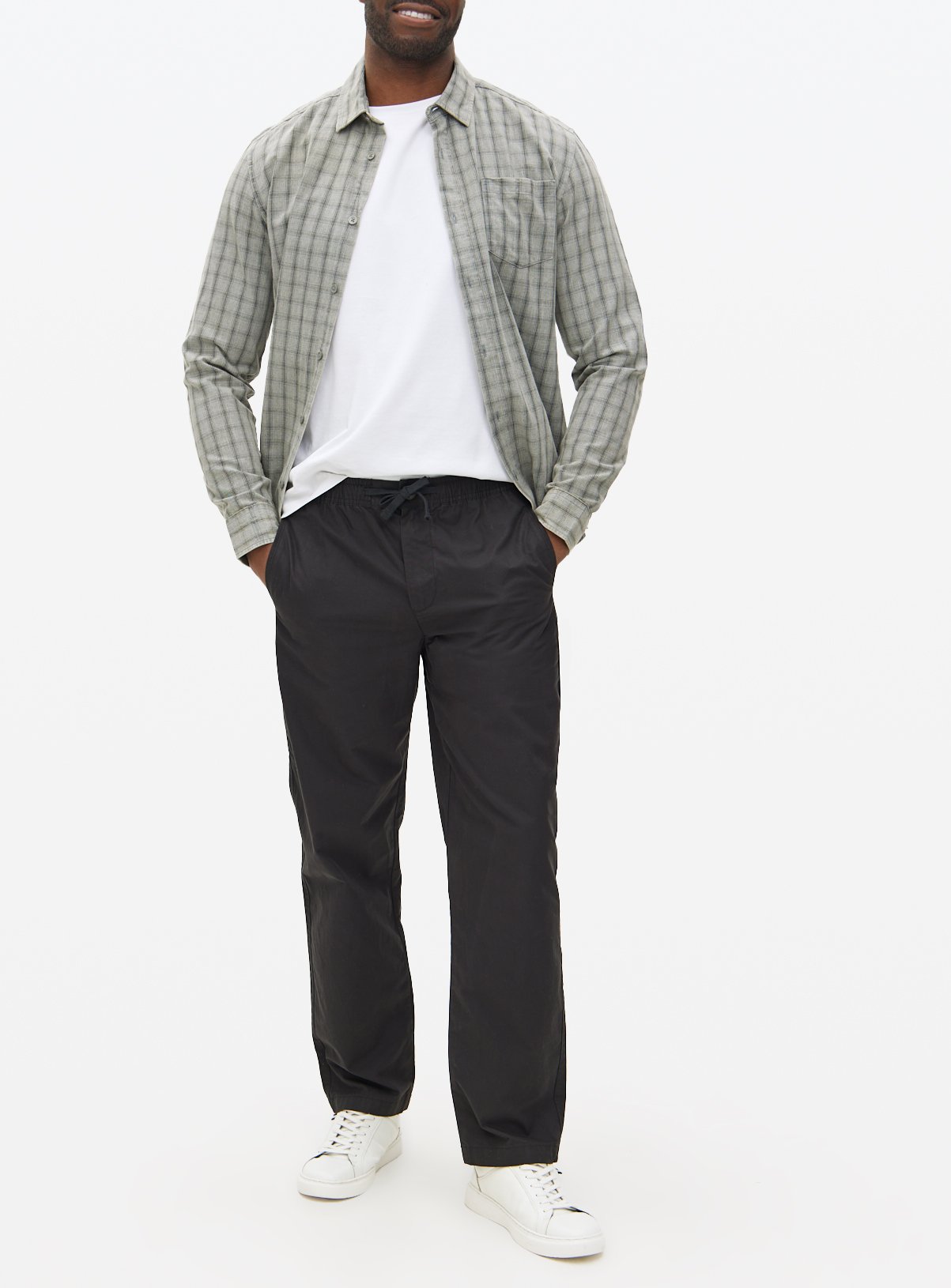 Pull-On Regular Fit Trousers 