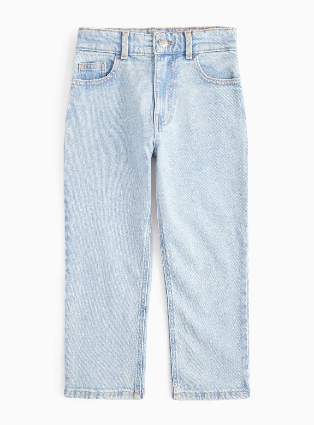 Denim Straight Leg Jeans 