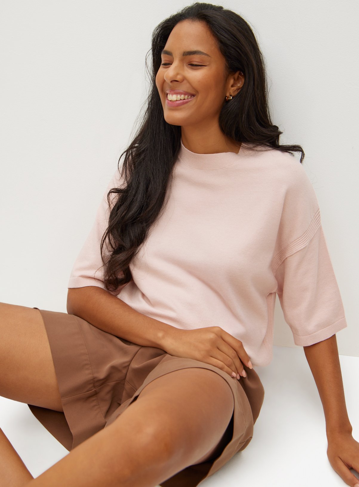 Soft Touch Relaxed Crew T-Shirt 